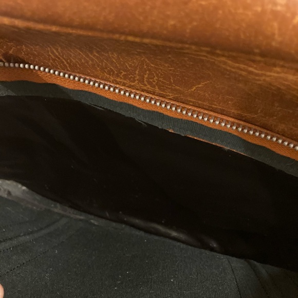 Three Star brown leather bag - Picture 4 of 10